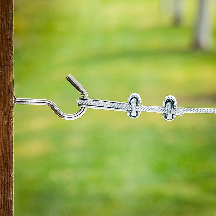 2153BC 1/4" x 4-1/4" Screw Hook - Stainless Steel