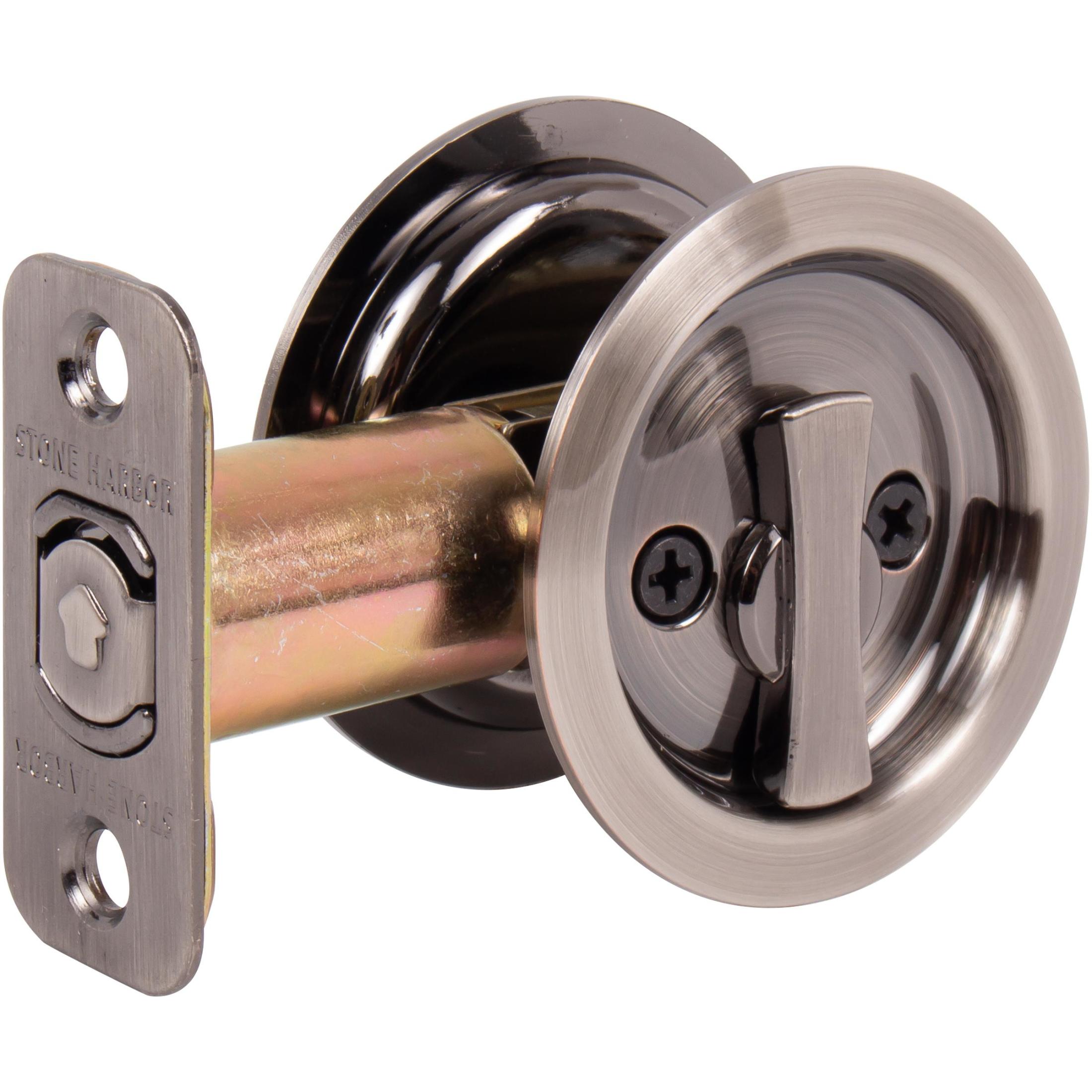 Round Pocket Door Lock Privacy
