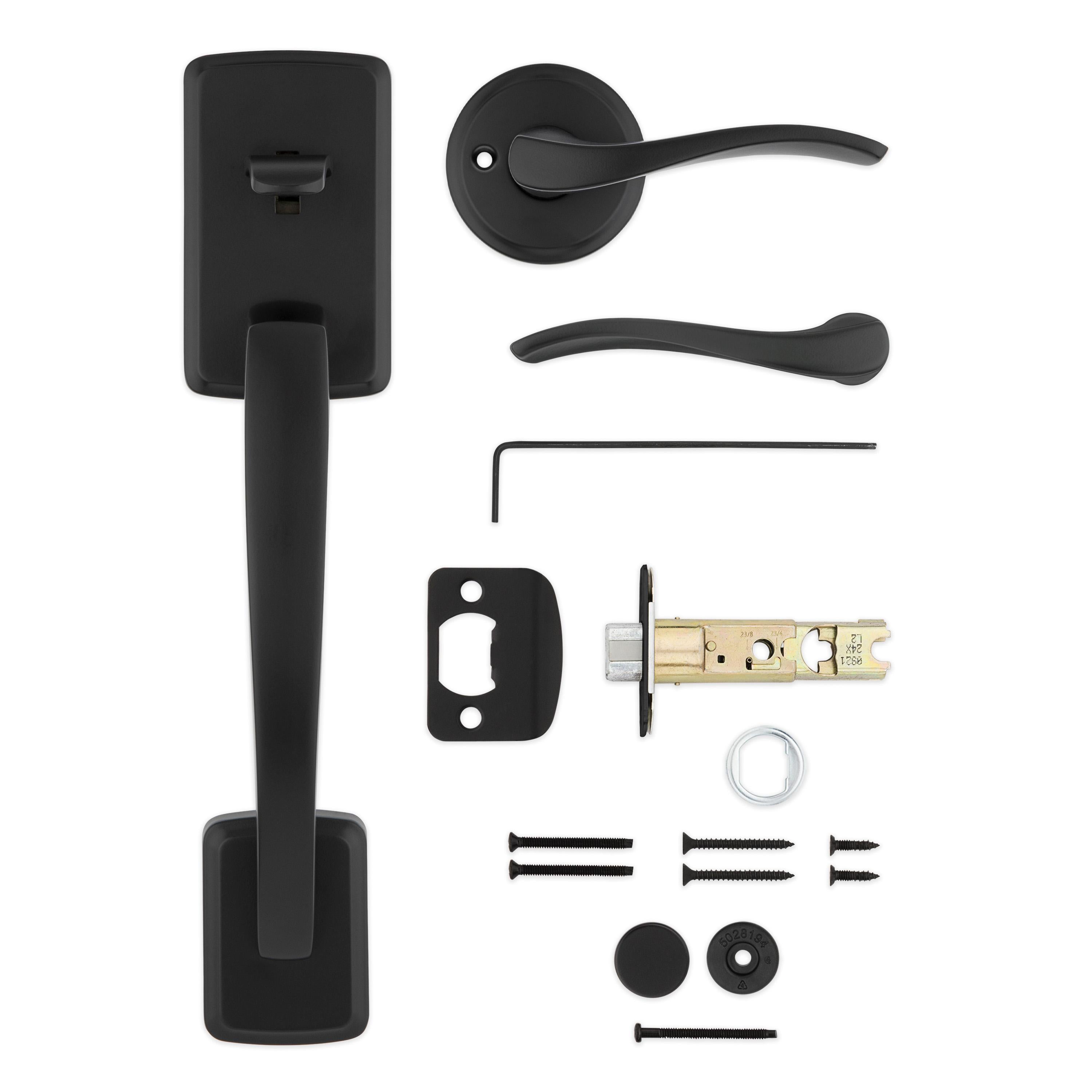 815BFHXSEL 514 RBP Brentford Handleset Bottom Only with Sedona - Matte Black