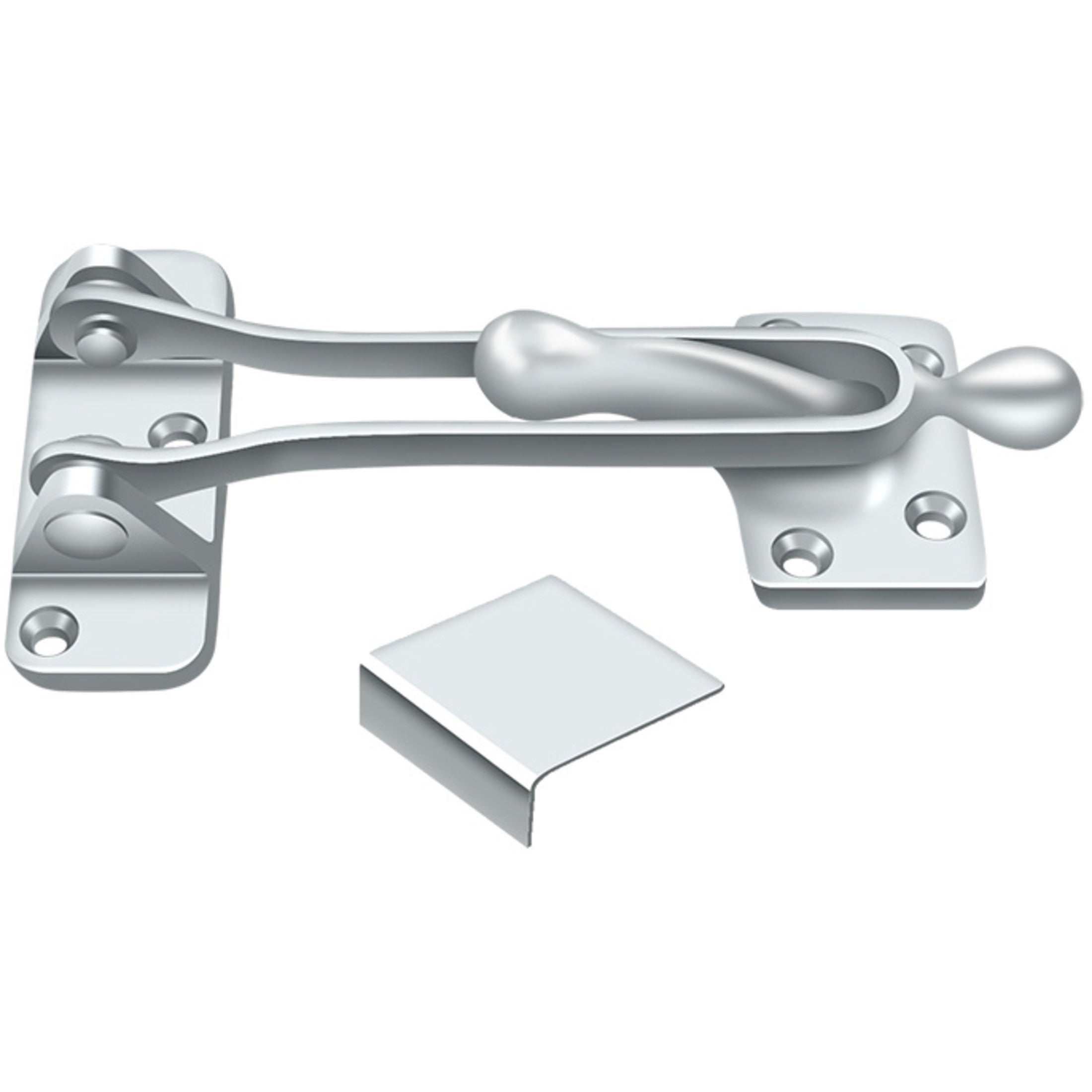 Deltana DG525U26 Solid Brass 5-Inch Door Guard