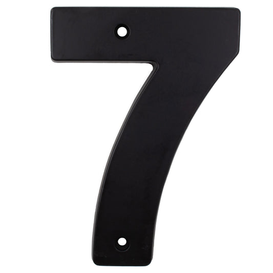 Stone Harbor Hardware Contemporary House Number, #7, 5 Inches, Matte Black