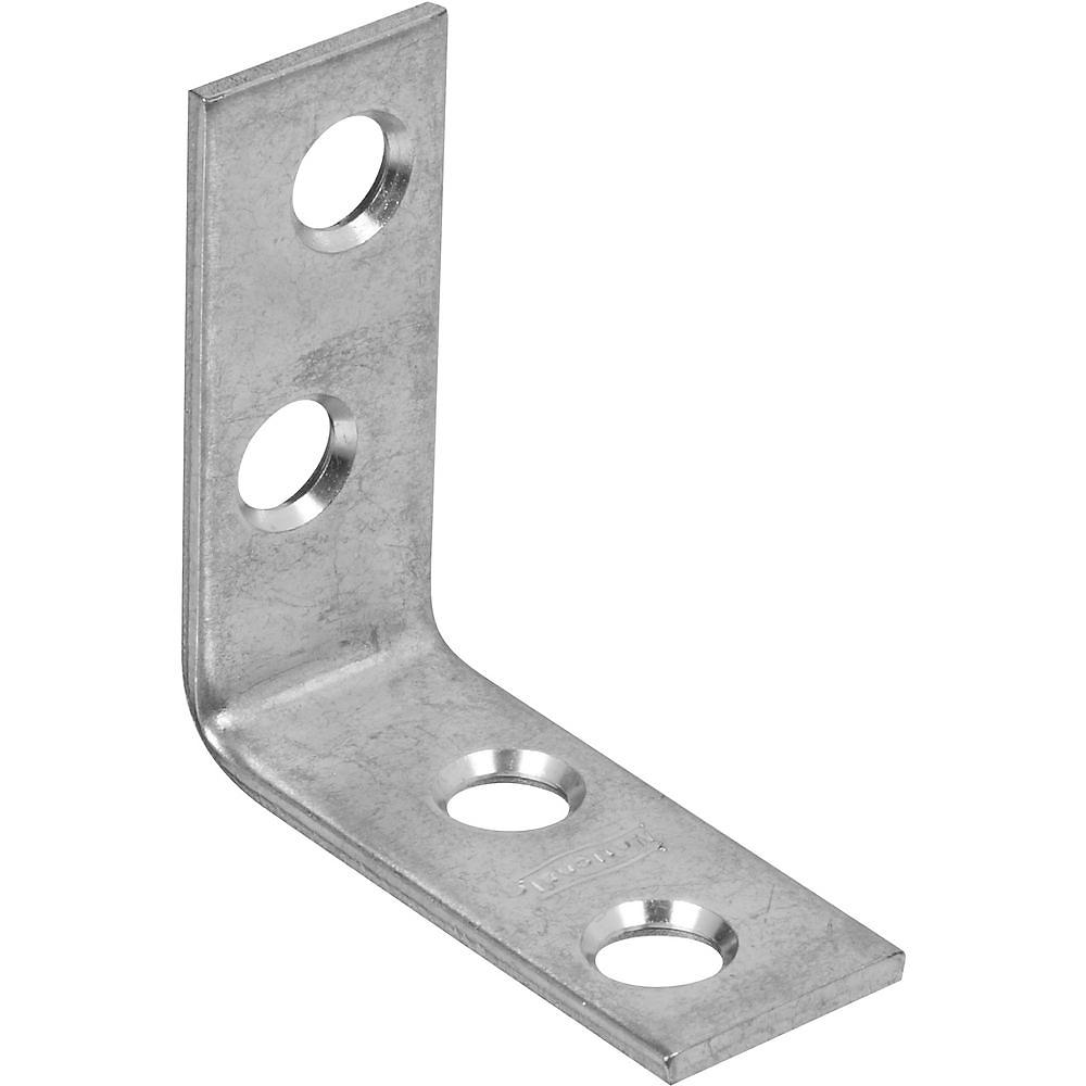 115BC 1-1/2" x 5/8" Corner Brace - Zinc