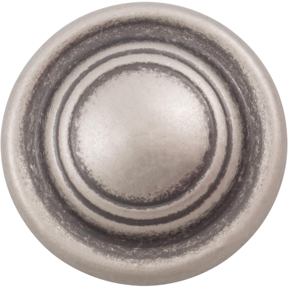 Stone Harbor Hardware Charlotte Cabinet/Bi-Fold Door Knob, 1-3/4 Inches, Weathered Nickel