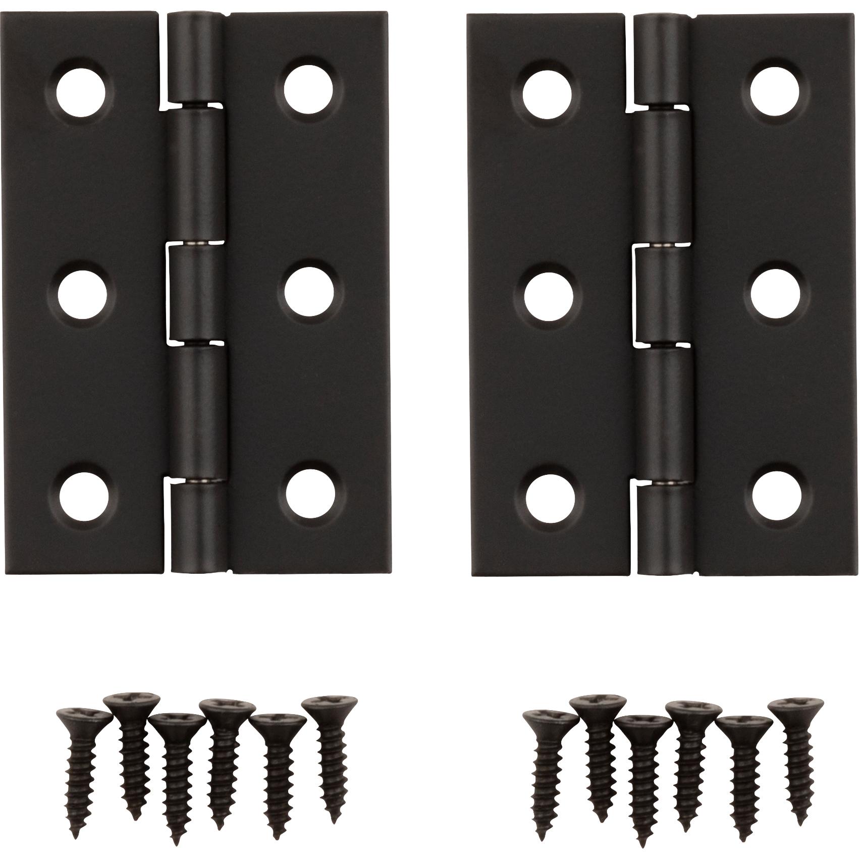 National Hardware - N211-021 V1802 2" x 1-3/8" Hinge - Oil-Rubbed Bronze, 2 pack