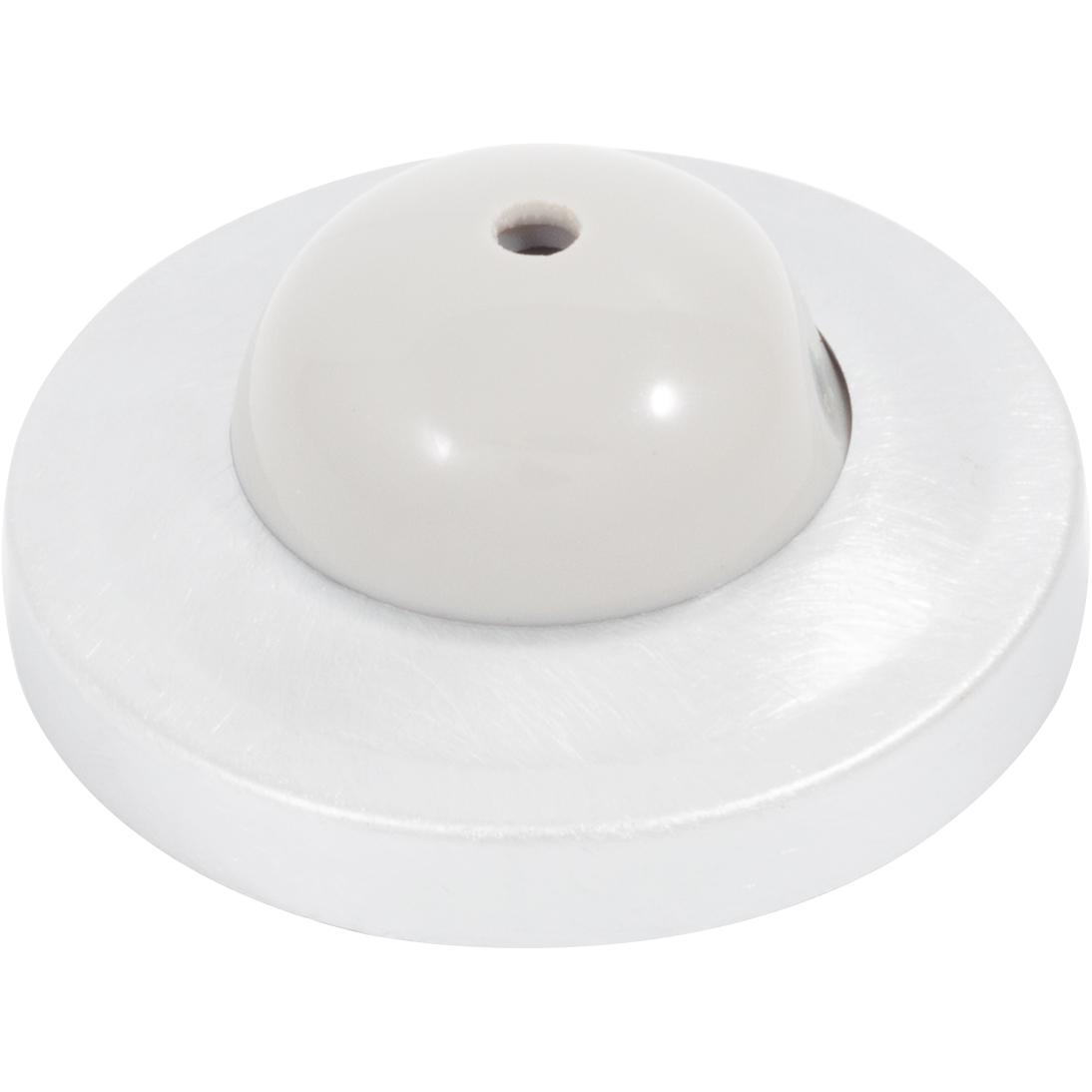 Stone Harbor Hardware Convex Wall Door Stop, 2-1/4 Inches, Satin Chrome