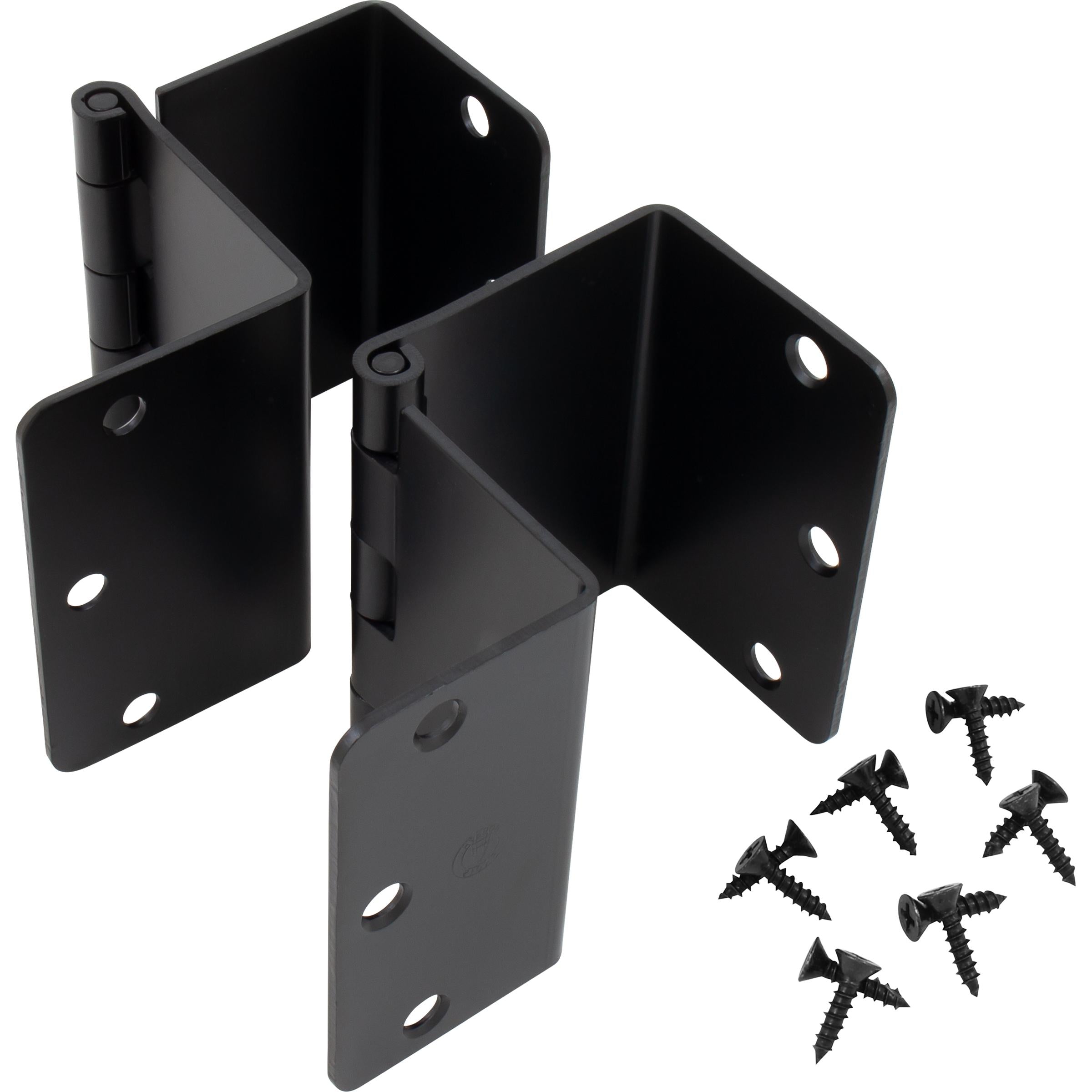 Swing Clear Offset Hinge, 3-1/2 Inches, 1/4" Radius Corner, Fits Doors 1-3/8" to 1-3/4" Thick, 2-Pack