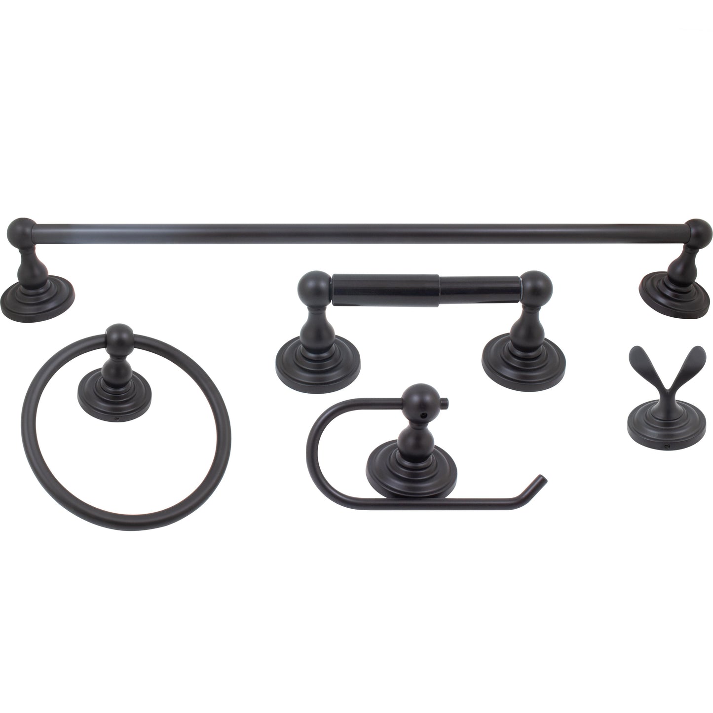 Charlotte 4-Piece Set - Matte Black