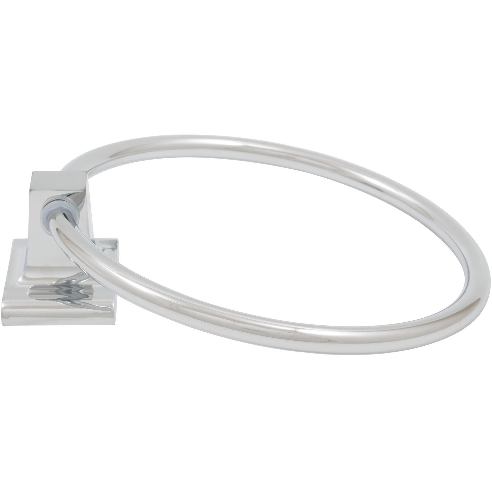 Stone Harbor Hardware Madison Towel Ring, Polished Chrome