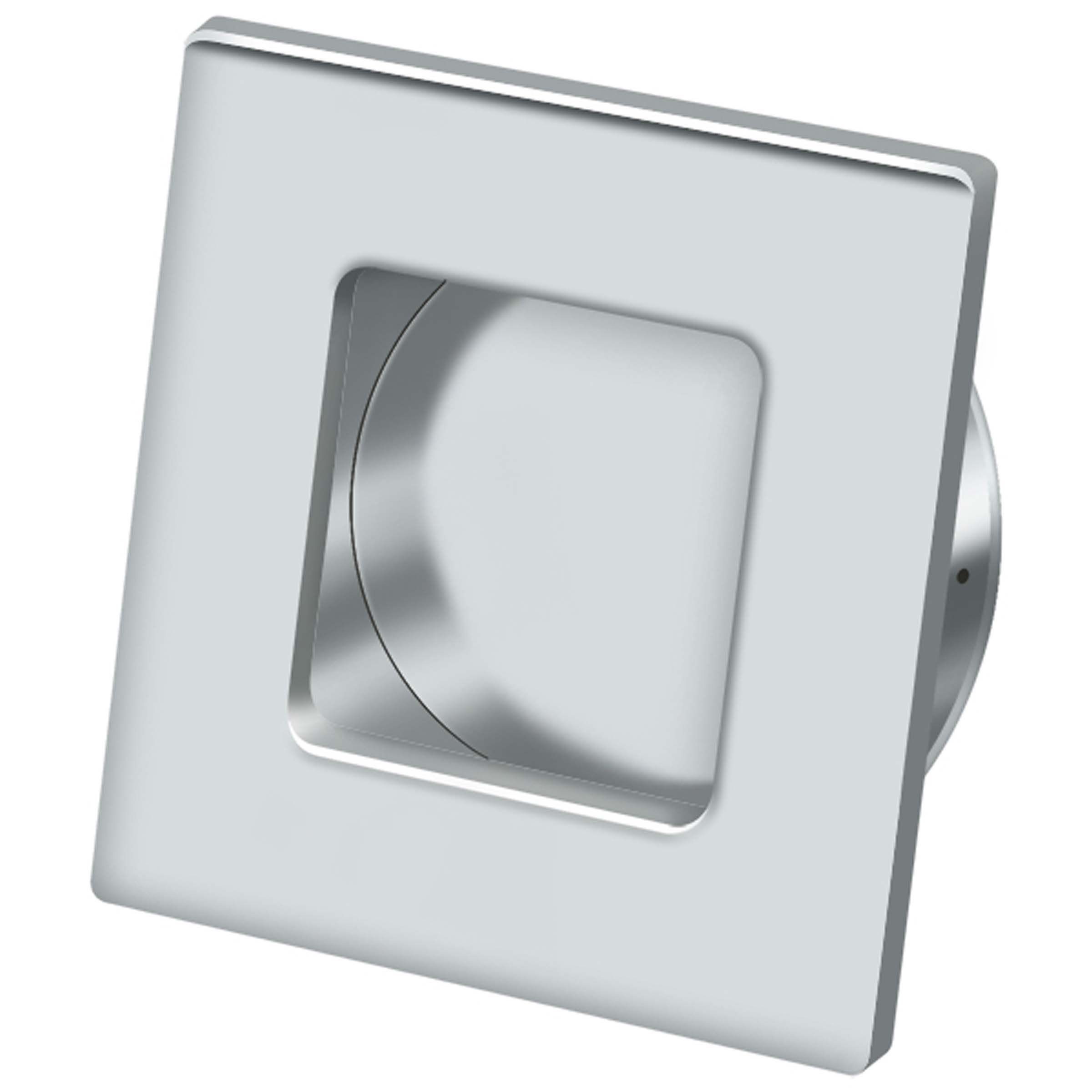 FPS234U26 2-3/4" Square Heavy-Duty Flush Pull - Polished Chrome