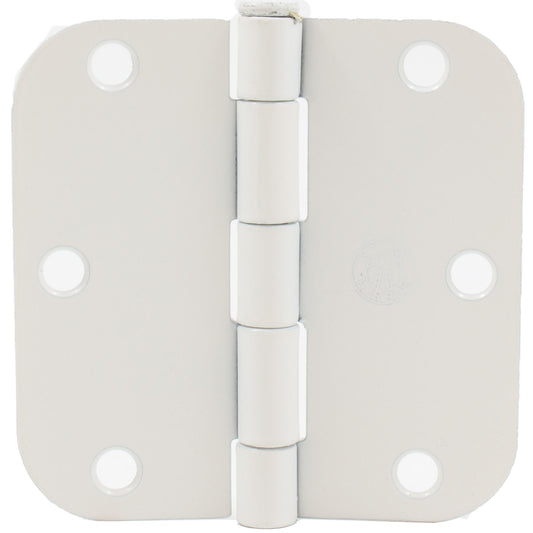 Stone Harbor Hardware Standard Hinge, 3-1/2 Inches, 5/8" Radius Corner, Bulk Pack (100 Each), Gloss White