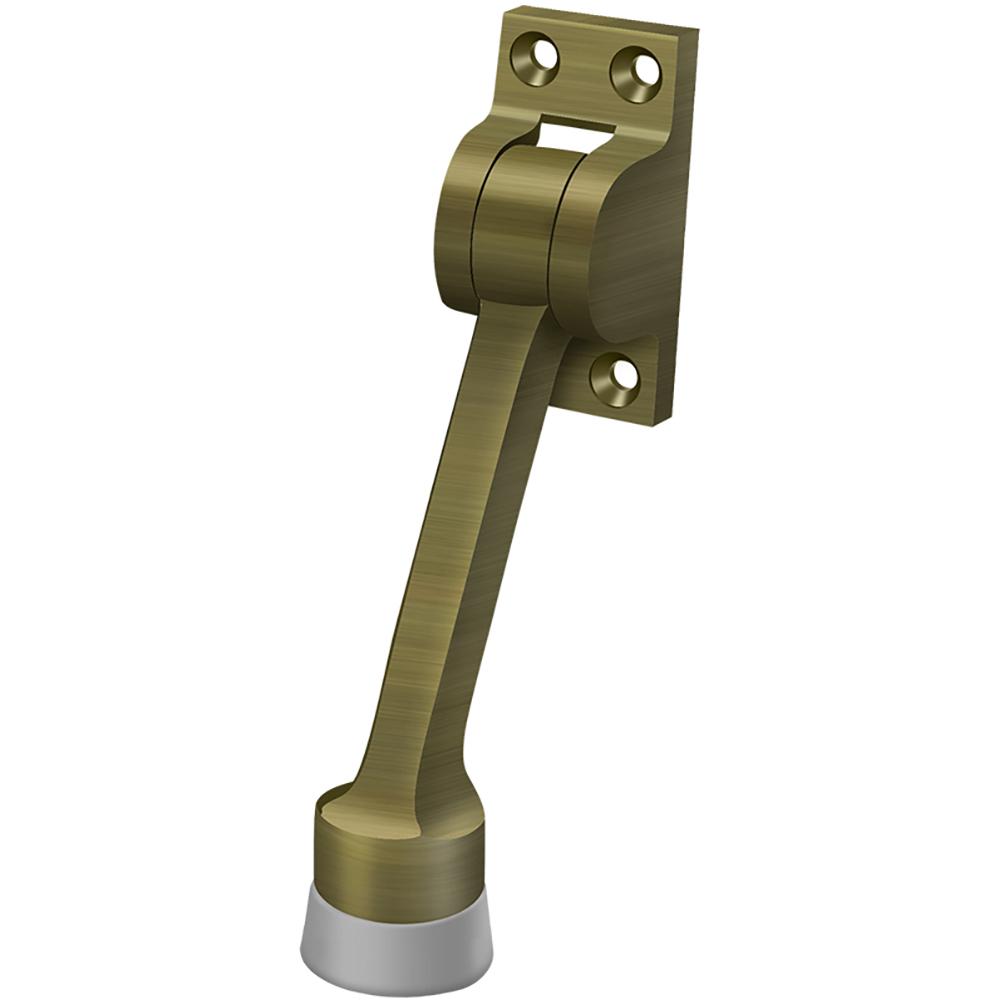 DHK4U5 4" Kick-Down Door Holder - Antique Brass