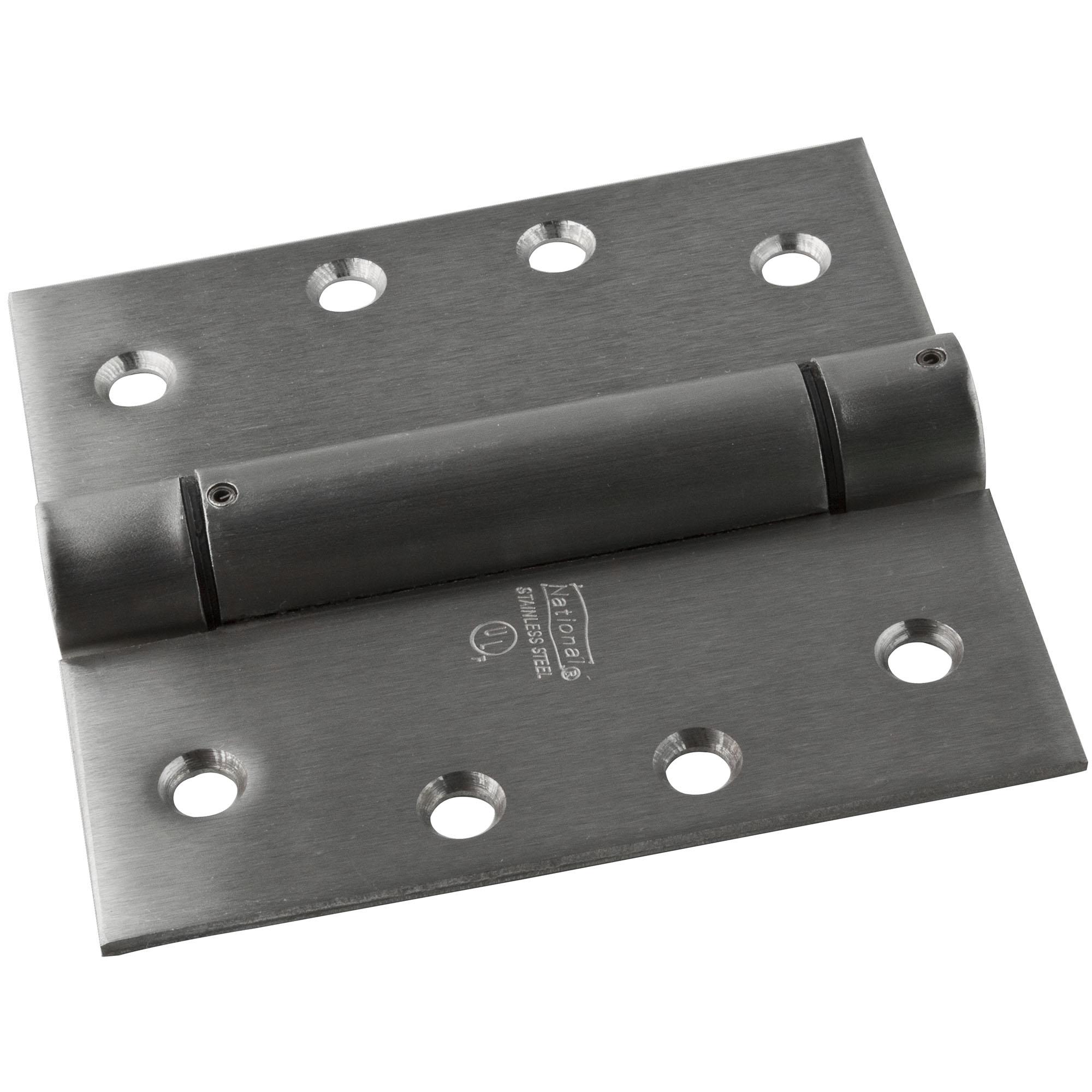 National Hardware - N350-819 V520, 4" Spring Hinge in Stainless Steel