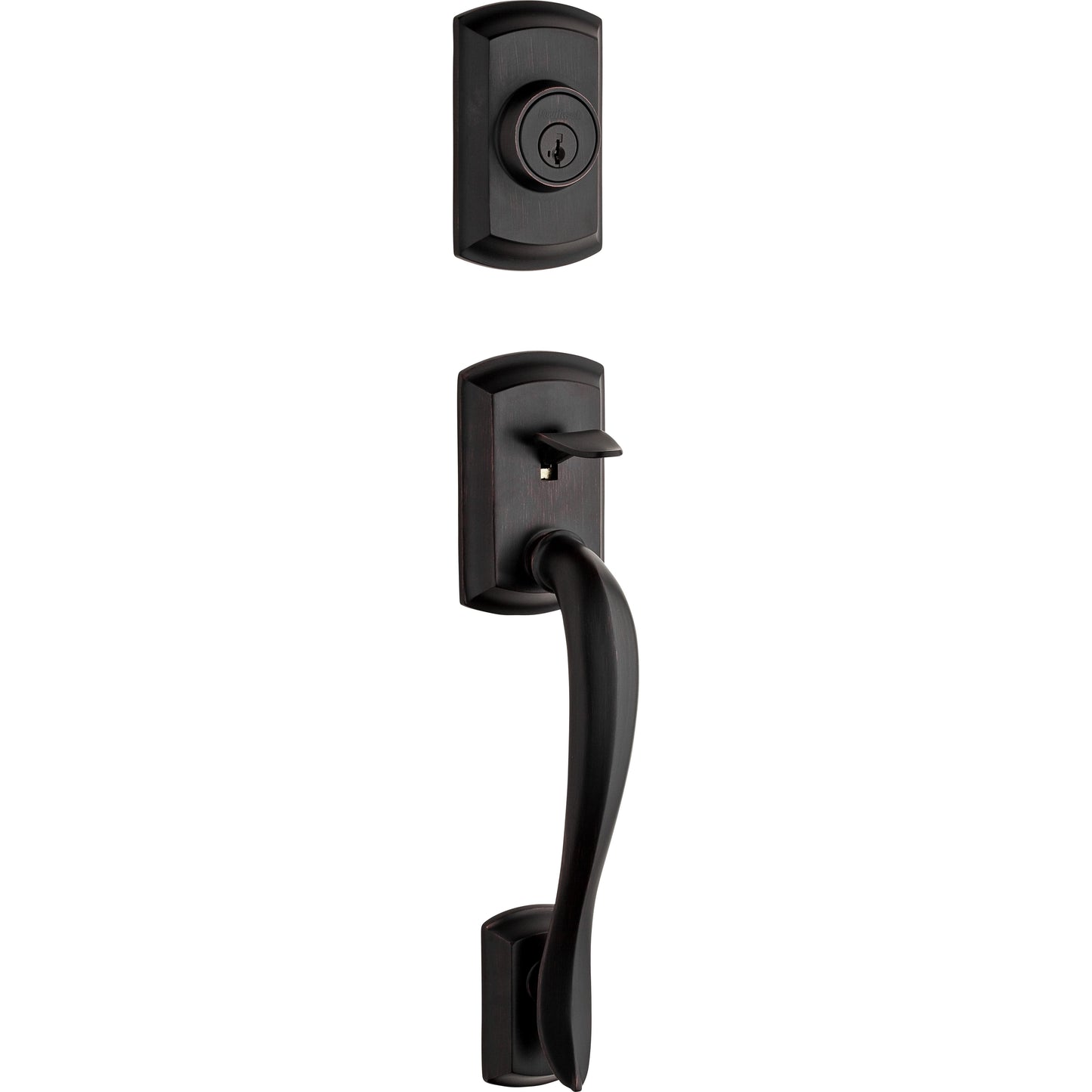 800AVH LIP 11P SMT 6AL STRKP Avalon Handleset for 966 Trims - Venetian Bronze