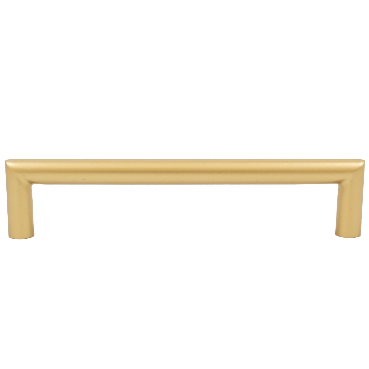 Stone Harbor Hardware Contemporary Round Cabinet Pull, 128 Millimeters, Stainless Steel Base Material, Satin Brass