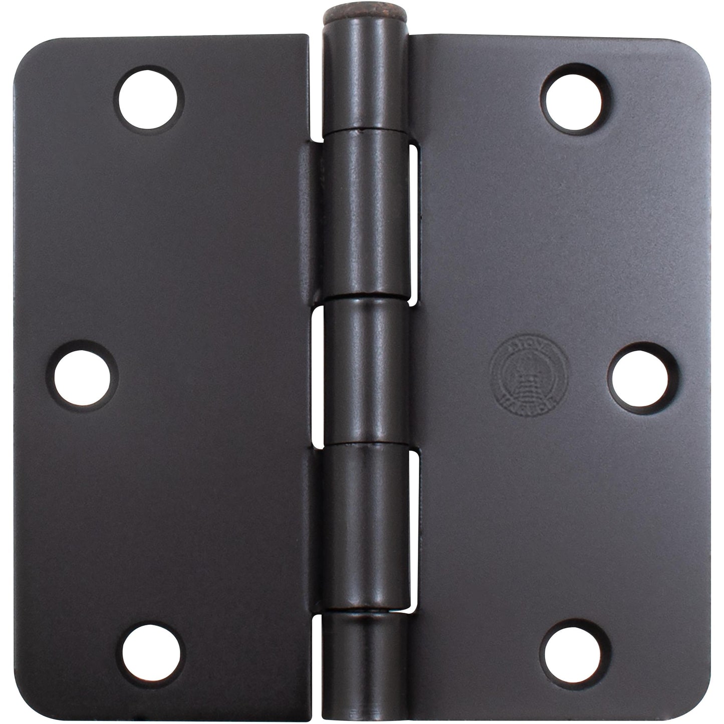 Stone Harbor Hardware 3-1/2" Door Hinges, 1/4" Radius Corner, Oil-Rubbed Bronze, 2-Pack