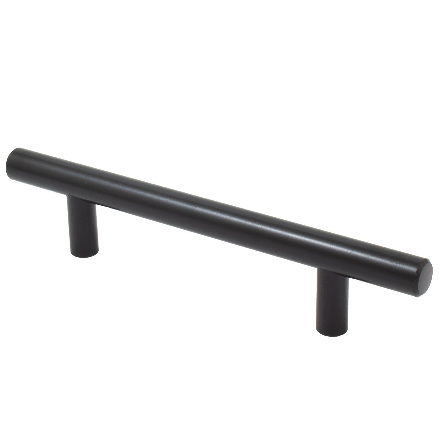 Stone Harbor Hardware Bar Cabinet Pull, 96 Millimeters, 156mm Overall Length, Matte Black