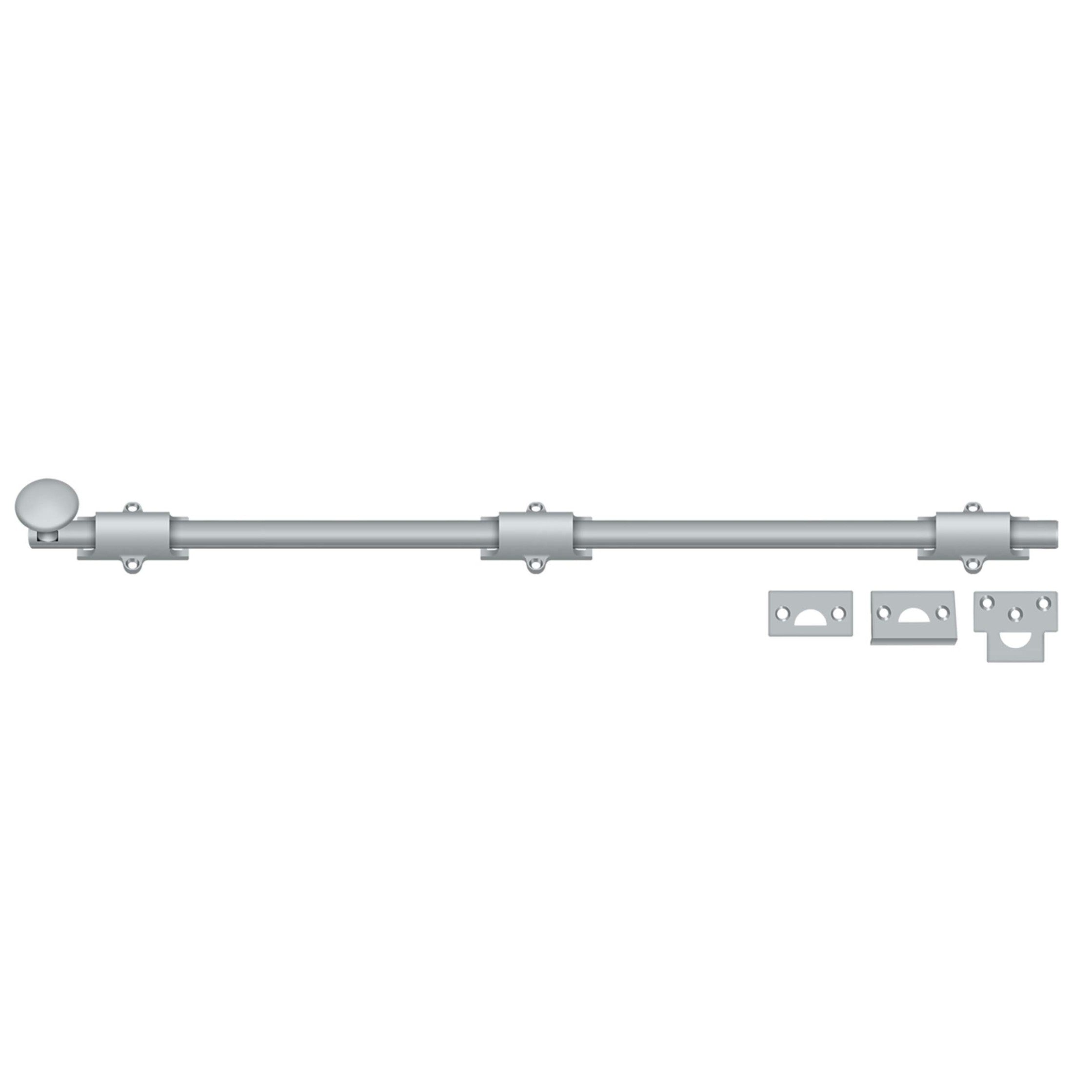 Deltana 24SB26D HD Solid Brass 24-Inch Surface Bolt