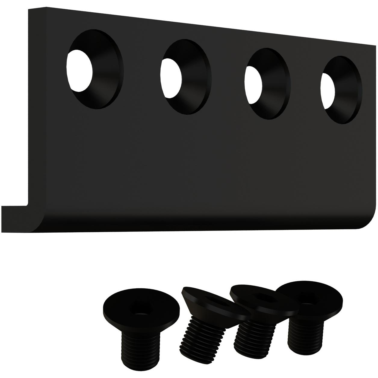 Stone Harbor Hardware Converging Plate for Flat Track Sliding Door Sets, Oil-Rubbed Bronze