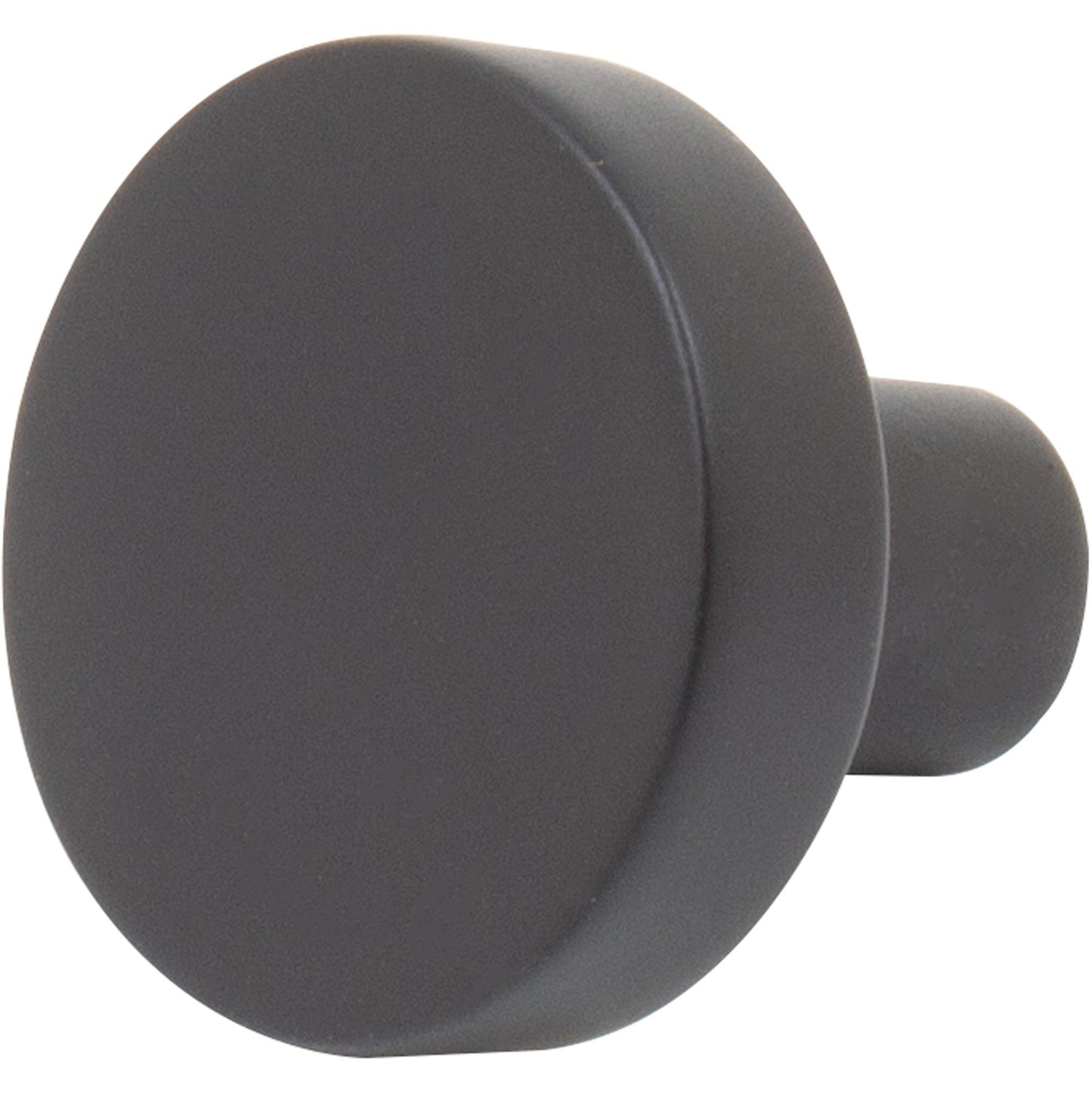 Stone Harbor Hardware Contemporary Round Cabinet Knob, 1 Inch, Zinc Base Material, Matte Black