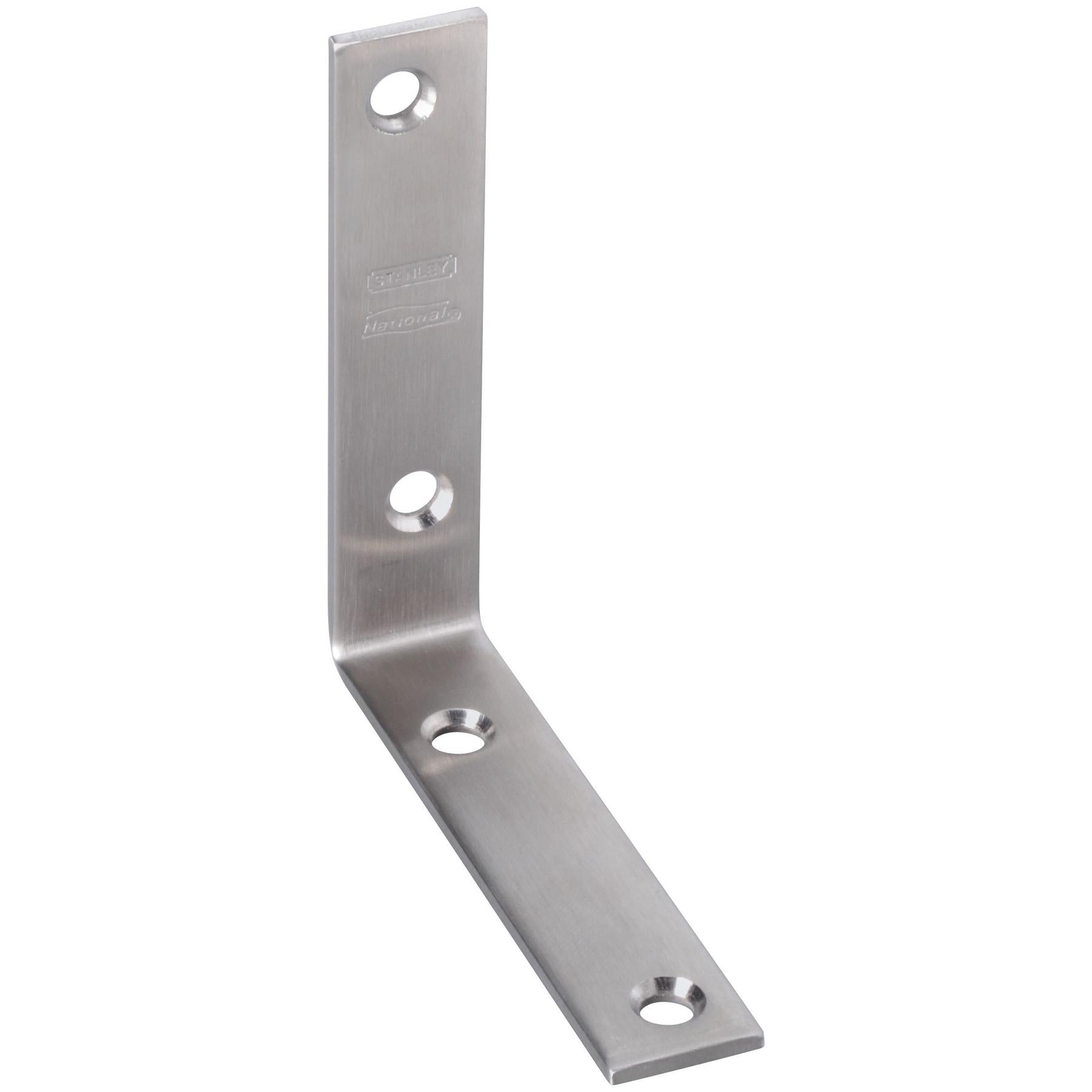 V415 4" x 7/8" Corner Brace 2/pk - Stainless Steel