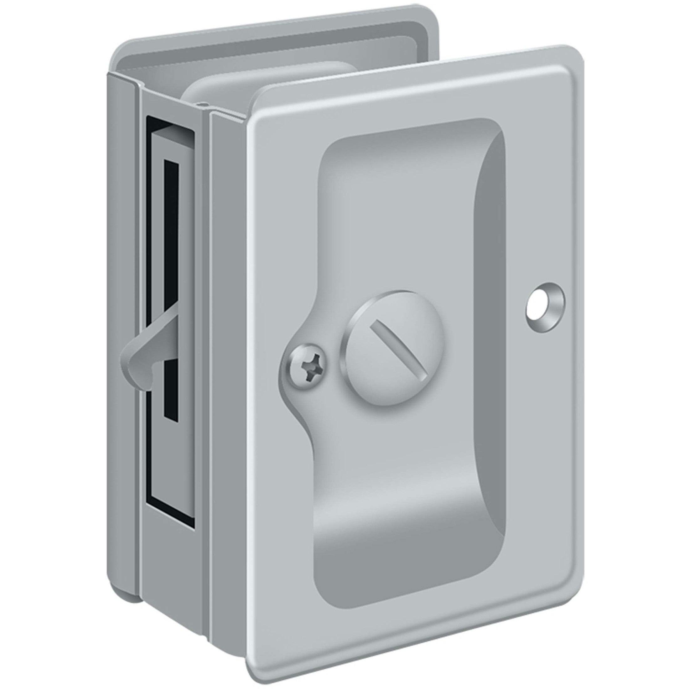 Deltana SDLA325U26D Adjustable 3 1/4-Inch x 2 1/4-Inch Privacy HD Pocket Locks