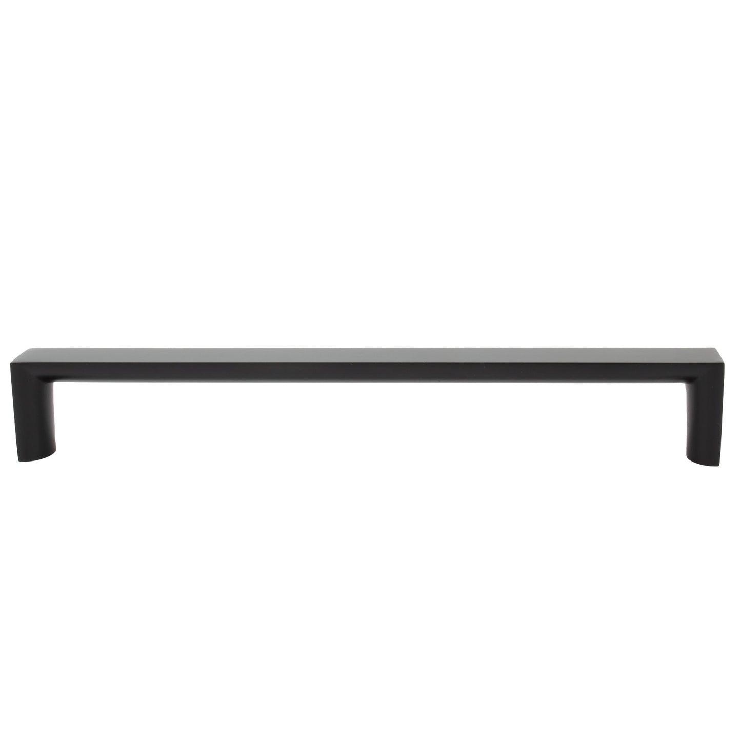 Stone Harbor Hardware Plateau Cabinet Pull, 192 Millimeters, Matte Black