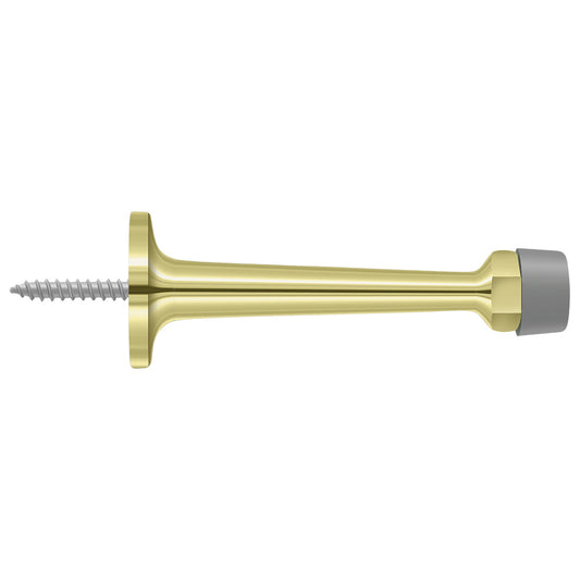 BDS30U3 3-1/4" Solid Door Stop - Polished Brass