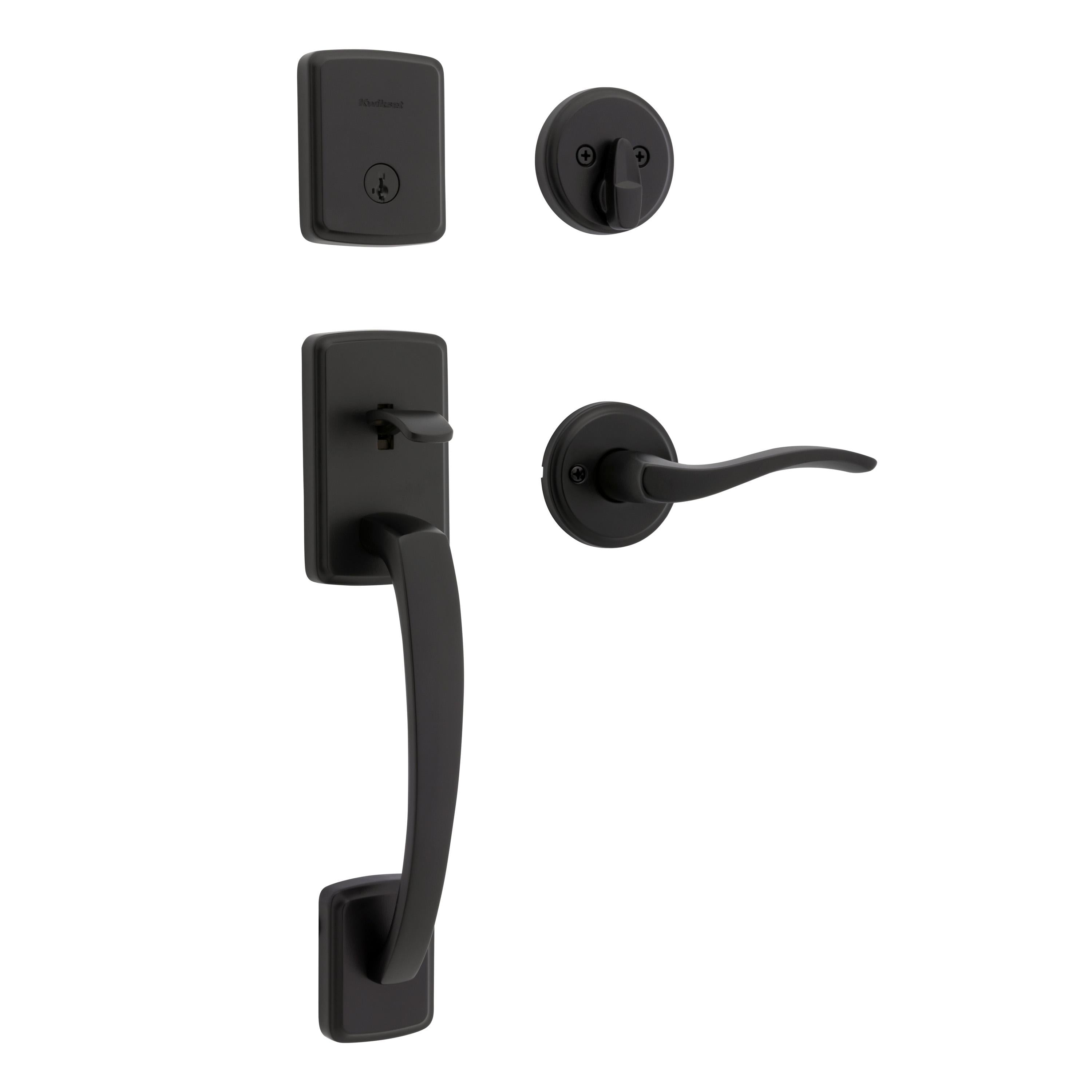 818BFHXSEL 514 SMT CP Brentford Handleset with Sedona - Matte Black