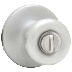 Kwikset 300T 26D CP Tylo Bed and Bath Knob, Satin Chrome