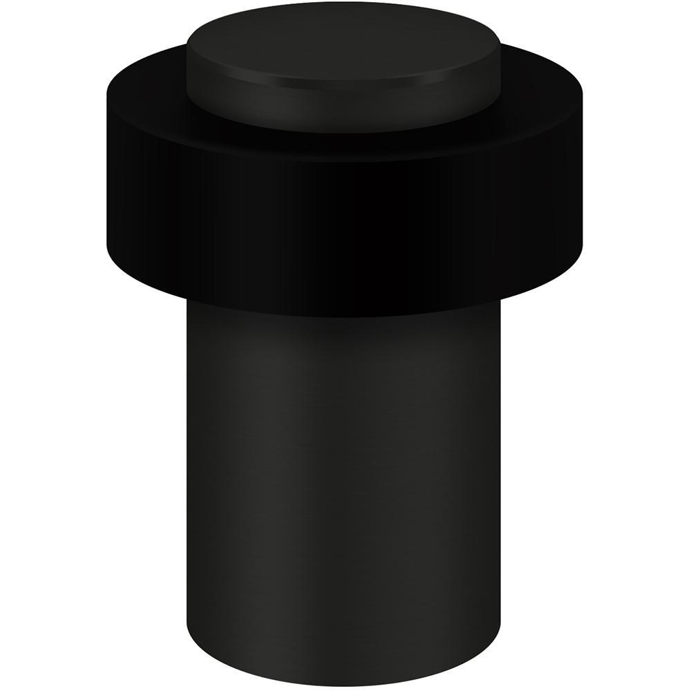 UFB7500U19 3" Heavy-Duty Round Universal Floor Bumper - Matte Black