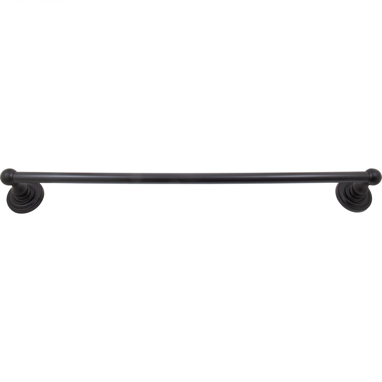 Stone Harbor Hardware Charlotte Towel Bar, 24 Inches, Matte Black
