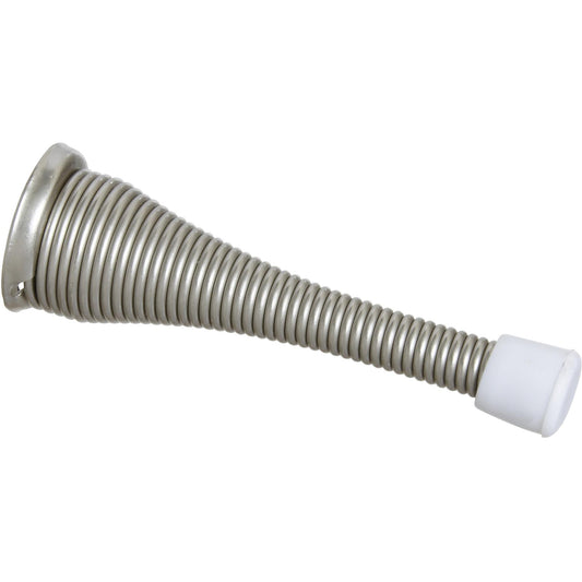 SPB232 3" Spring Door Stop - Satin Nickel