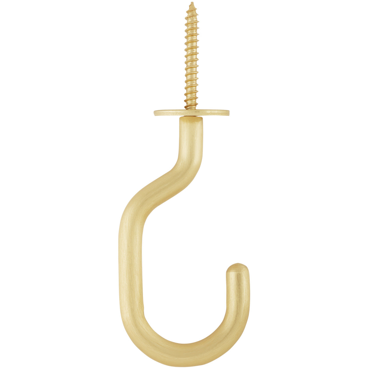 National Hardware - N275-524 - V2682 - 3-11/32" Modern Ceiling Hook in Brushed Gold