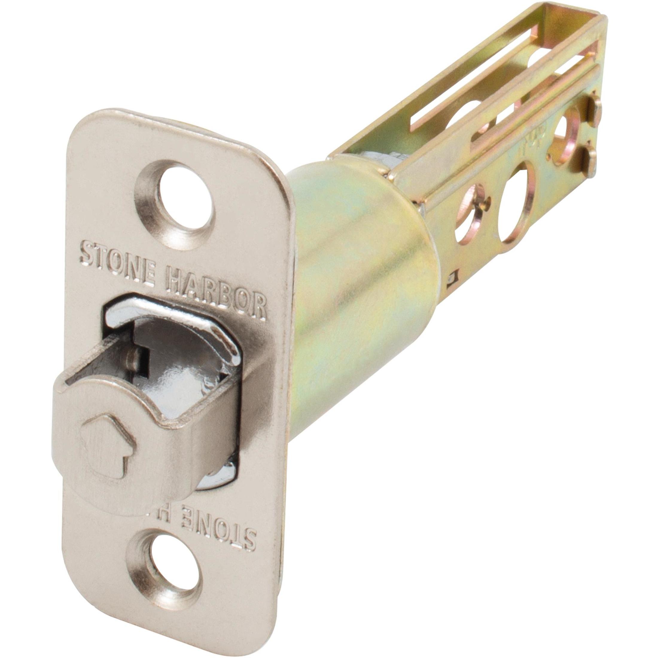 Latch for Round Pocket Door Locks, Passage (Hall/Closet), 2-3/4 Inches