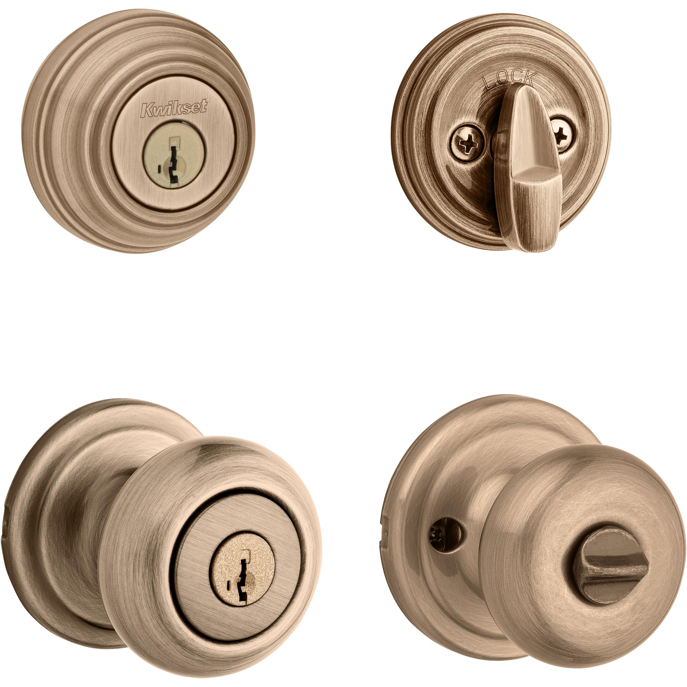 Juno Combo Pack (Entry & Deadbolt) Knob - 991 Series with Smartkey - Clearpack