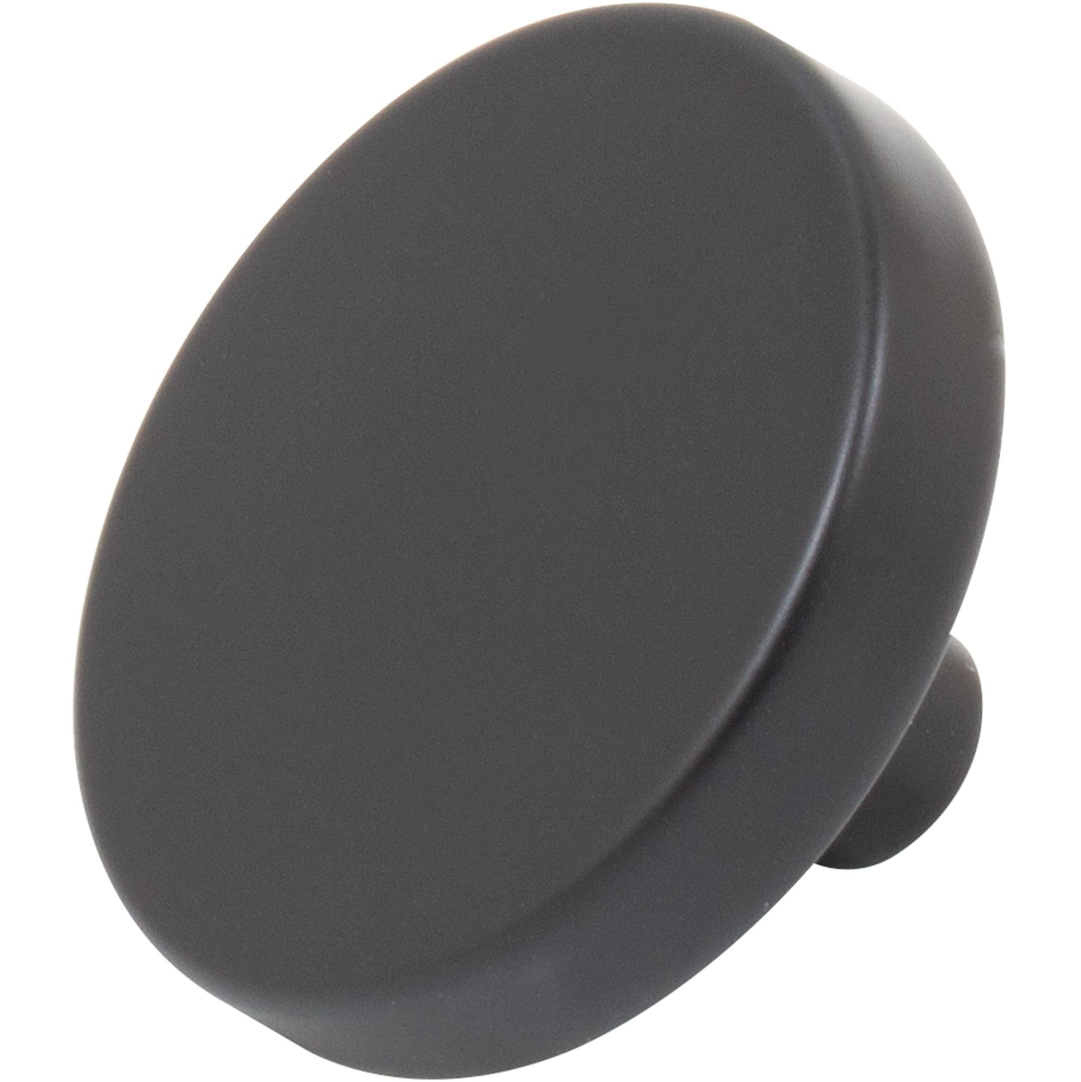 Contemporary Round Cabinet Knob, 1-1/2 Inches, Zinc Base Material