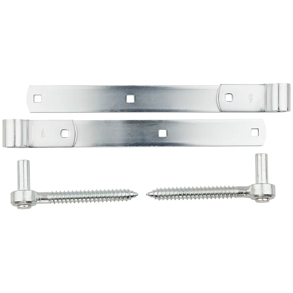 290BC 14" Screw Hook / Strap Hinge - Zinc Plated