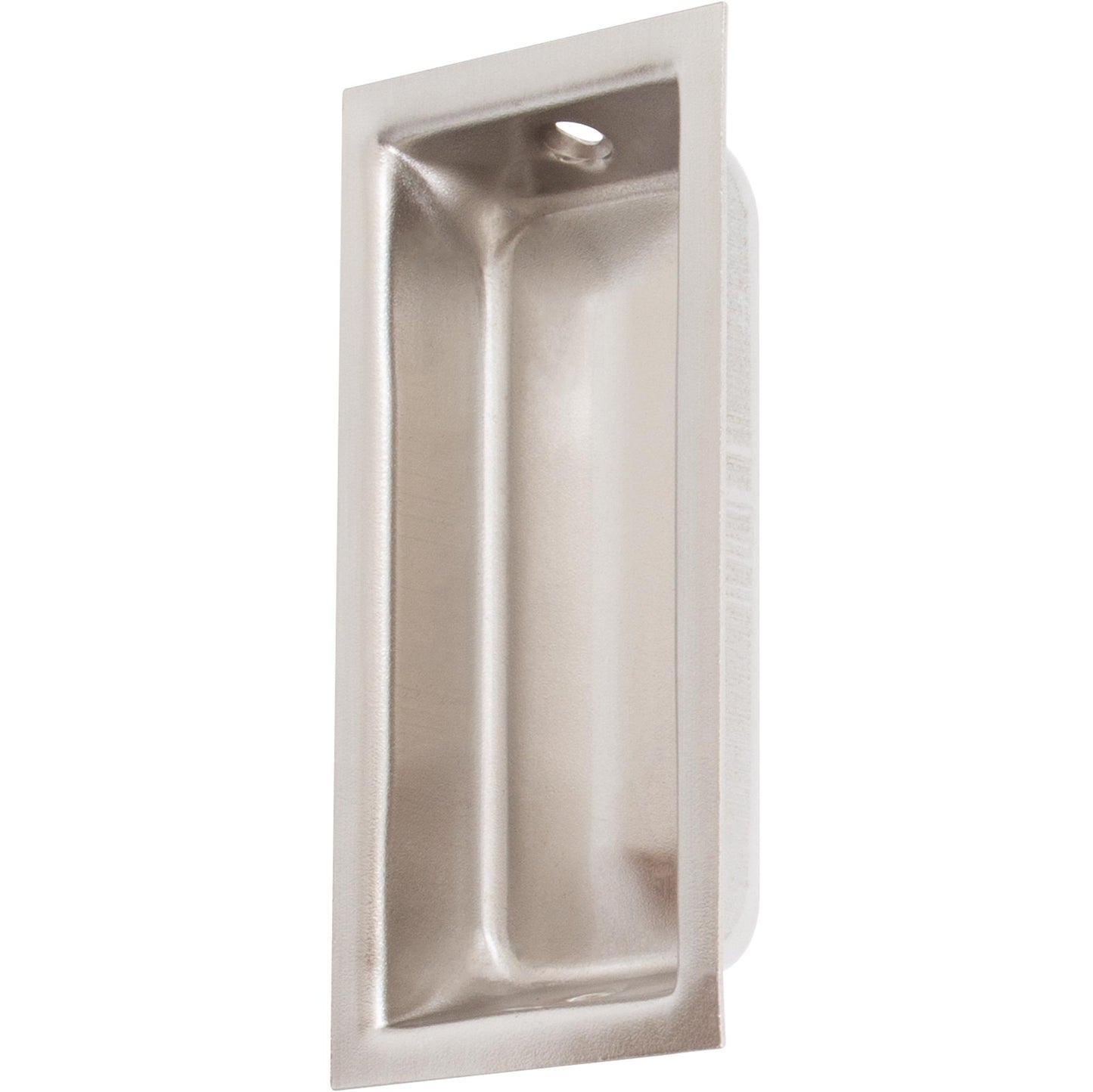 Stone Harbor Hardware Large Rectangular Flush Pull, 3-5/8" x 1-3/4" x 17/32", Satin Nickel