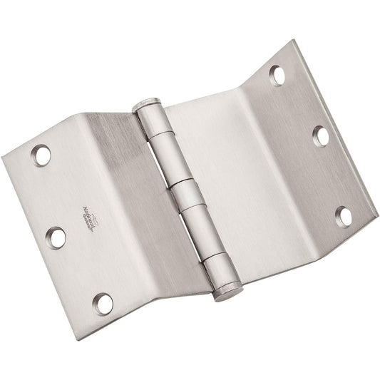 National Hardware N236-989 DPBF248 Swing Clear Hinge in Satin Nickel, 3-1/2 Inch