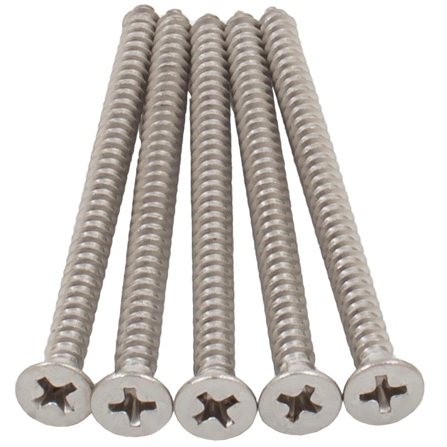 Stone Harbor Hardware Door Hinge Screws, #9 x 2-3/4", 100-Pack, Satin Stainless Steel