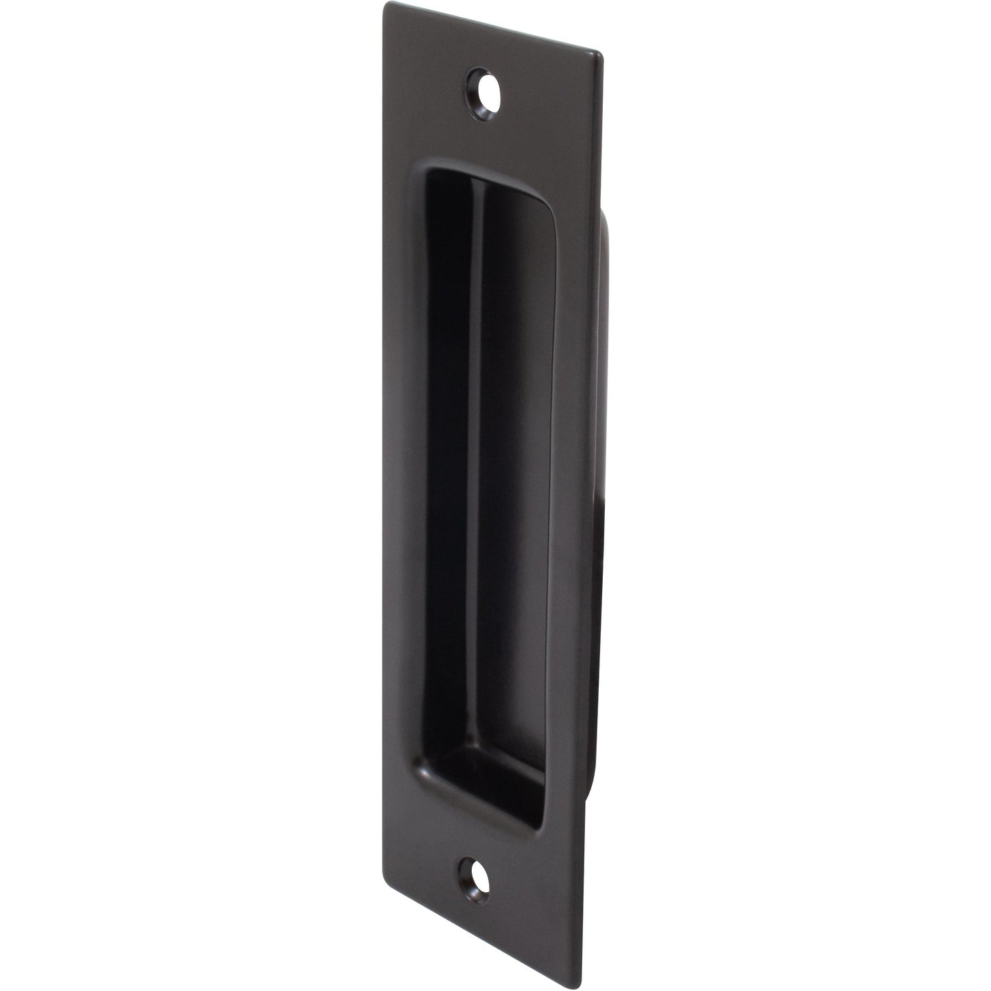 Stone Harbor Hardware Sliding Door Flush Pull, 6-1/2 Inches, Matte Black