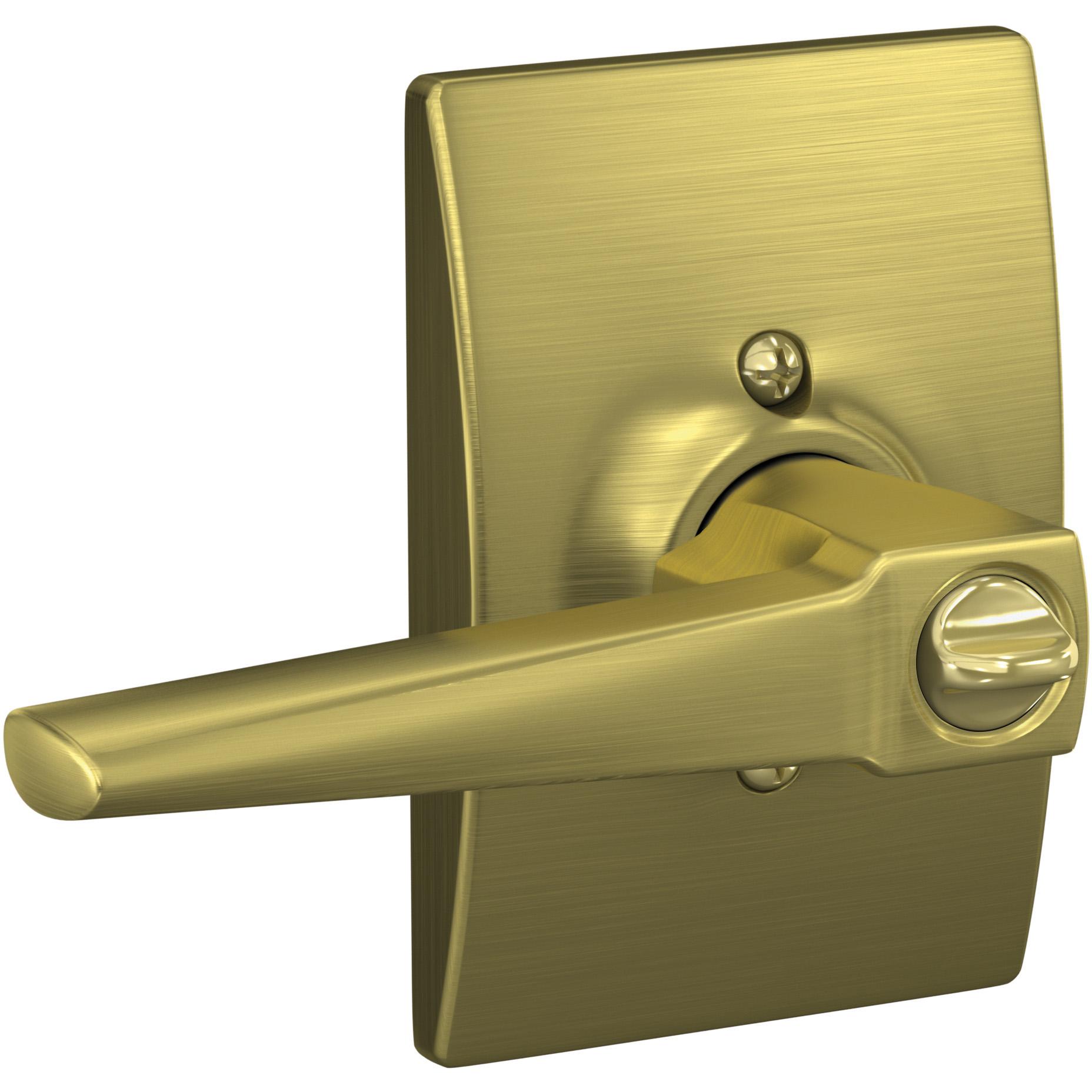 F51AELR608CEN 16-211 10-063 K4 Eller / Century Entry - Satin Brass