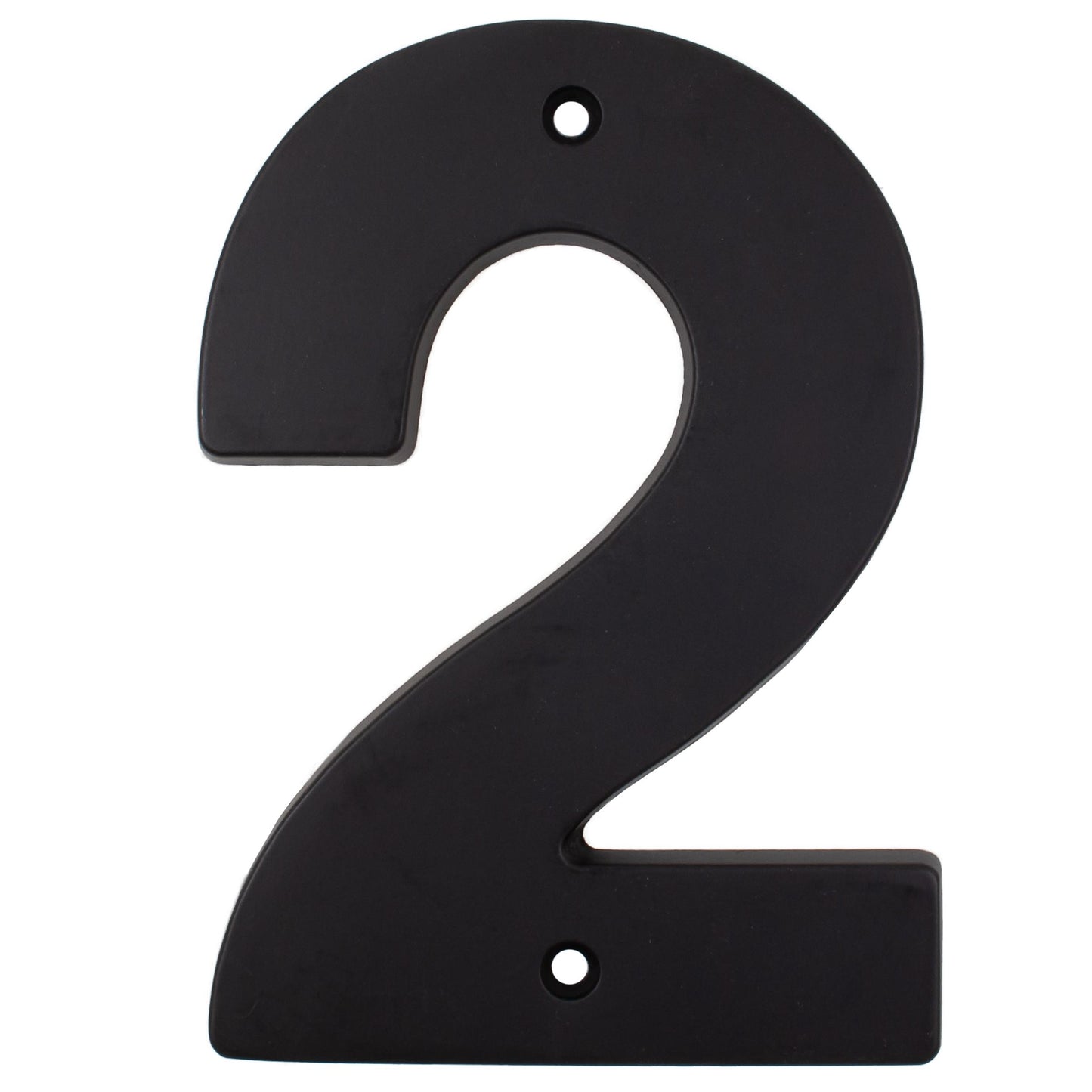Stone Harbor Hardware Contemporary House Number, #2, 5 Inches, Matte Black