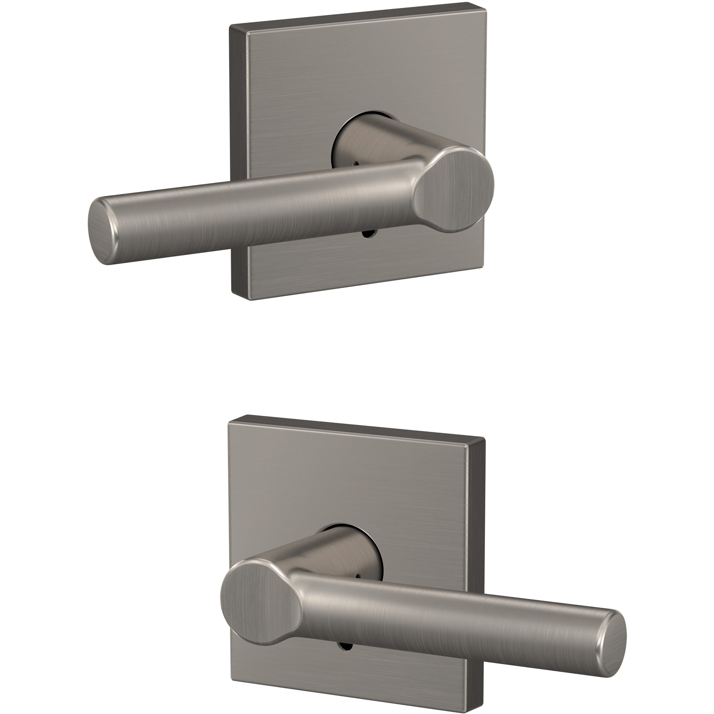 FC172BRW619COL Broadway / Collins Dummy 2/pk - Satin Nickel