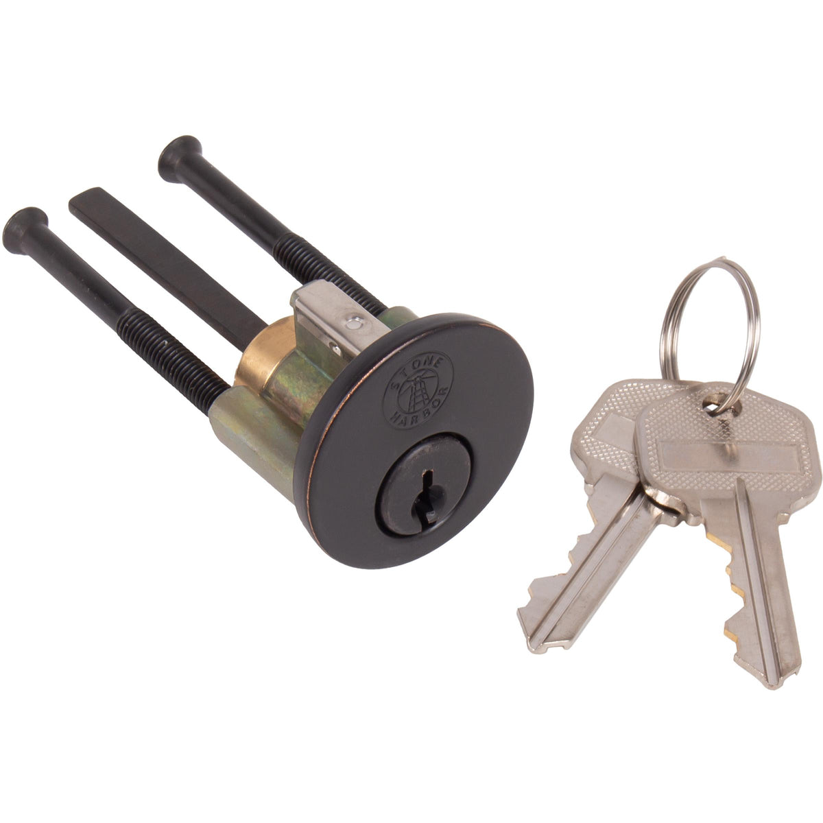 KW1 Cylinder Assembly for Contemporary Deadbolts / Handlesets - Vintage Bronze