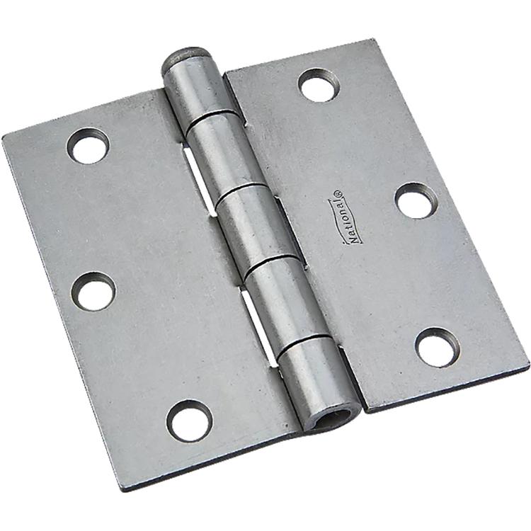 504BC 3-1/2" Broad Hinge - Plain Steel