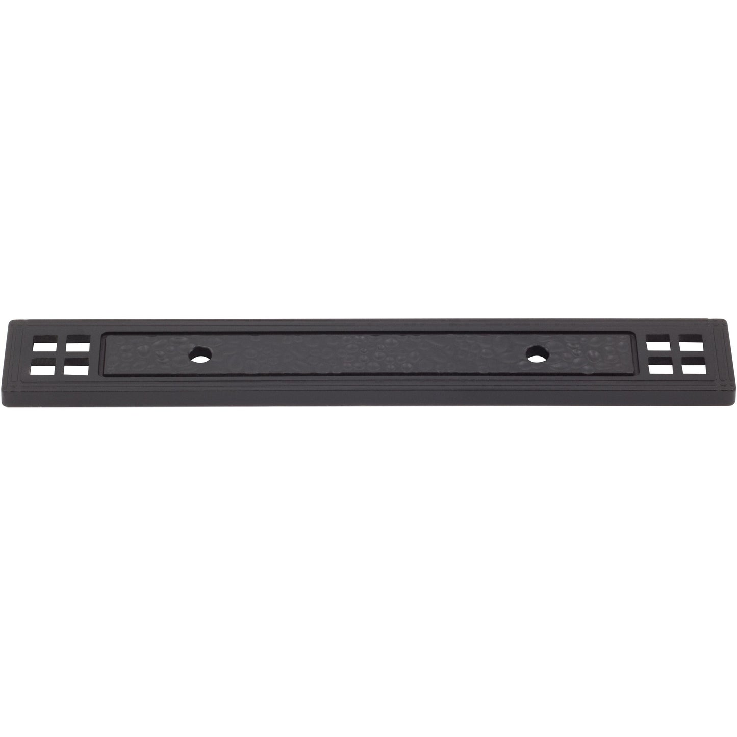Stone Harbor Hardware Arts & Crafts Cabinet Pull Backplate, 3" Center-to-Center, Matte Black