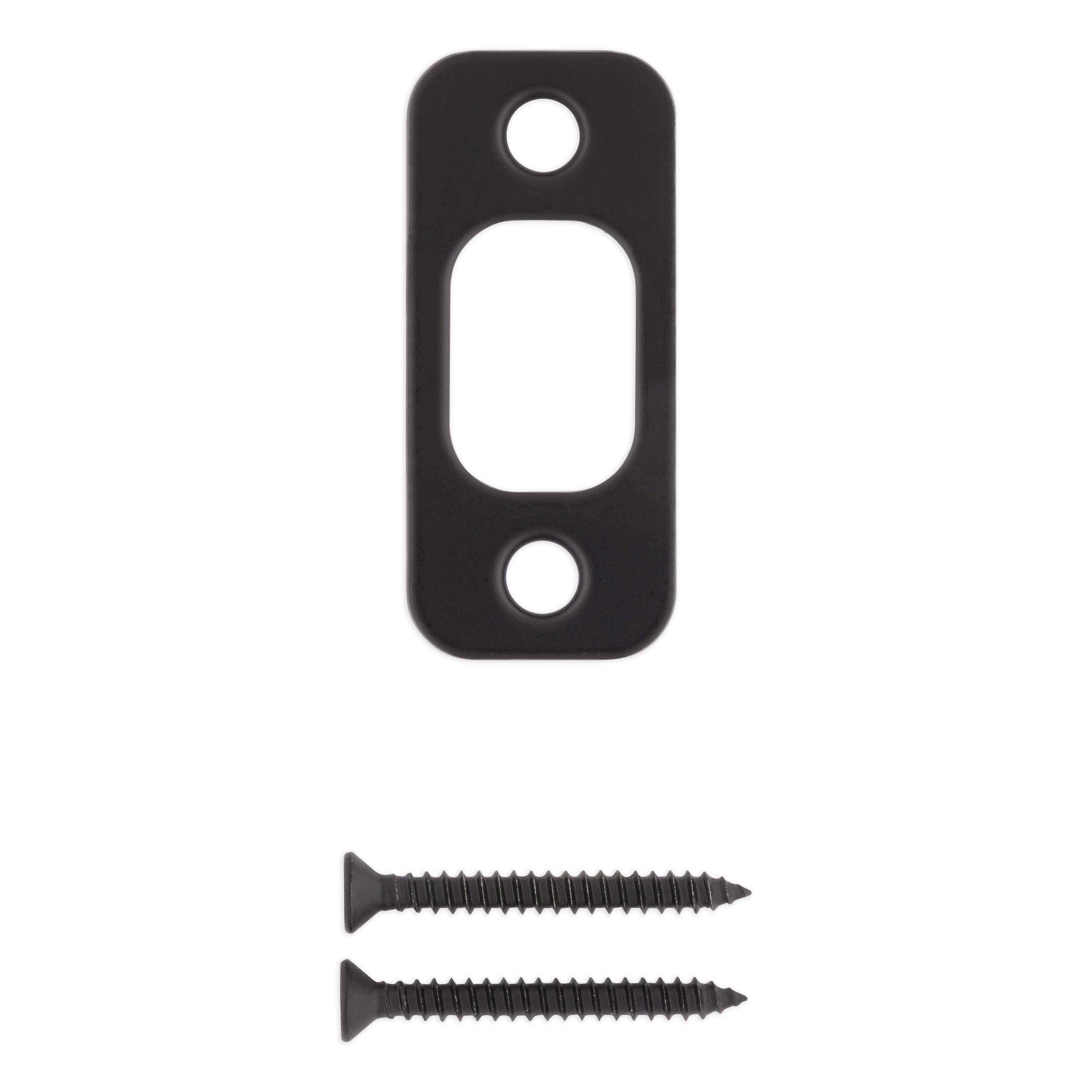 85063-008 1" x 2-1/4" RC Deadbolt Strike - Matte Black