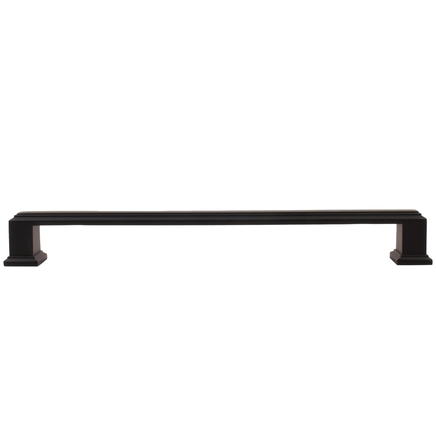 Stone Harbor Hardware Metropolis Cabinet Pull, 192 Millimeters, Matte Black