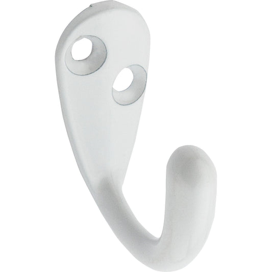 V162 Clothes Hook 2/pk - White